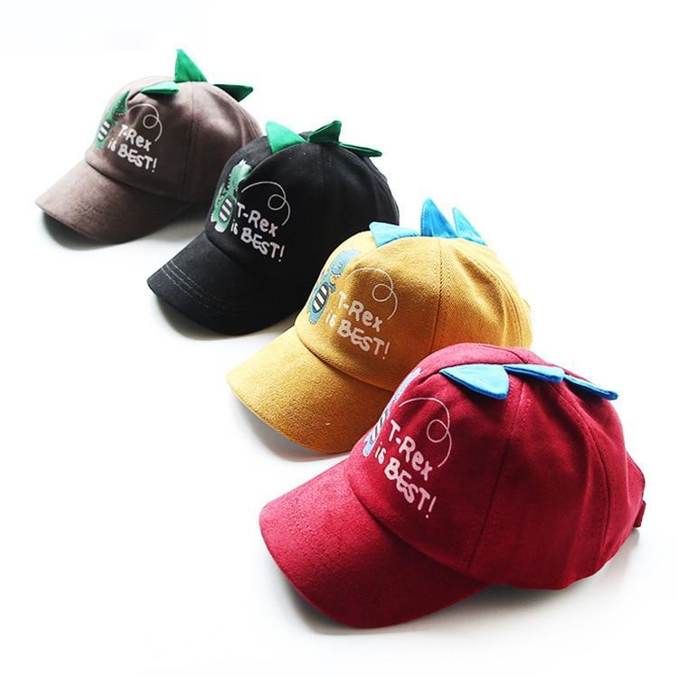 "T-REX IS BEST" Kids Dinosaur Hat