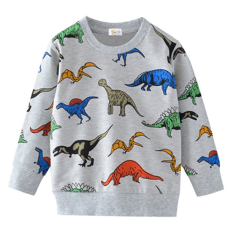 Boys Cotton Knit Sweater – Soft Long Sleeve Pullover - Little Pop