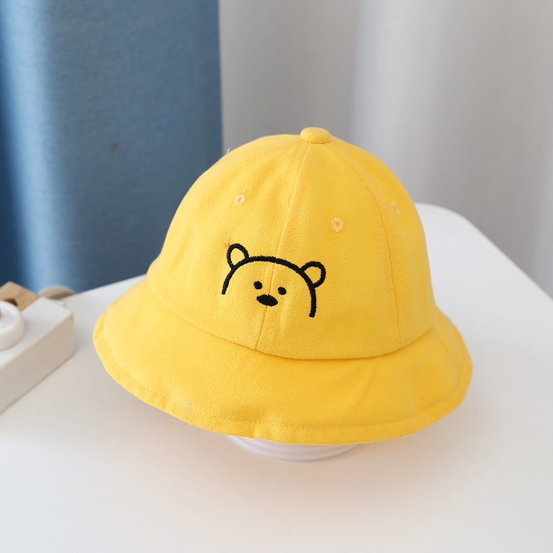 Cute & Protective Fisherman Hat for Kids – Face Cover Included