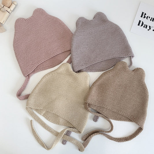 Cute Baby Wool Hat – Soft Winter Beanie for Infants