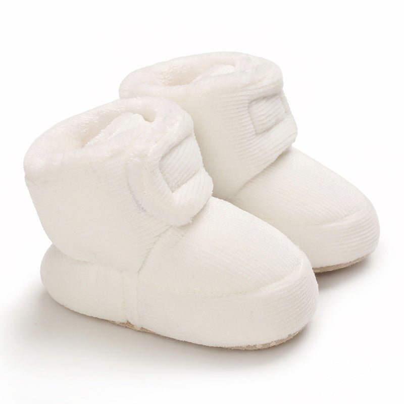 Baby Girl Cotton Shoes – Soft Sole Toddler Shoes - Little Pop