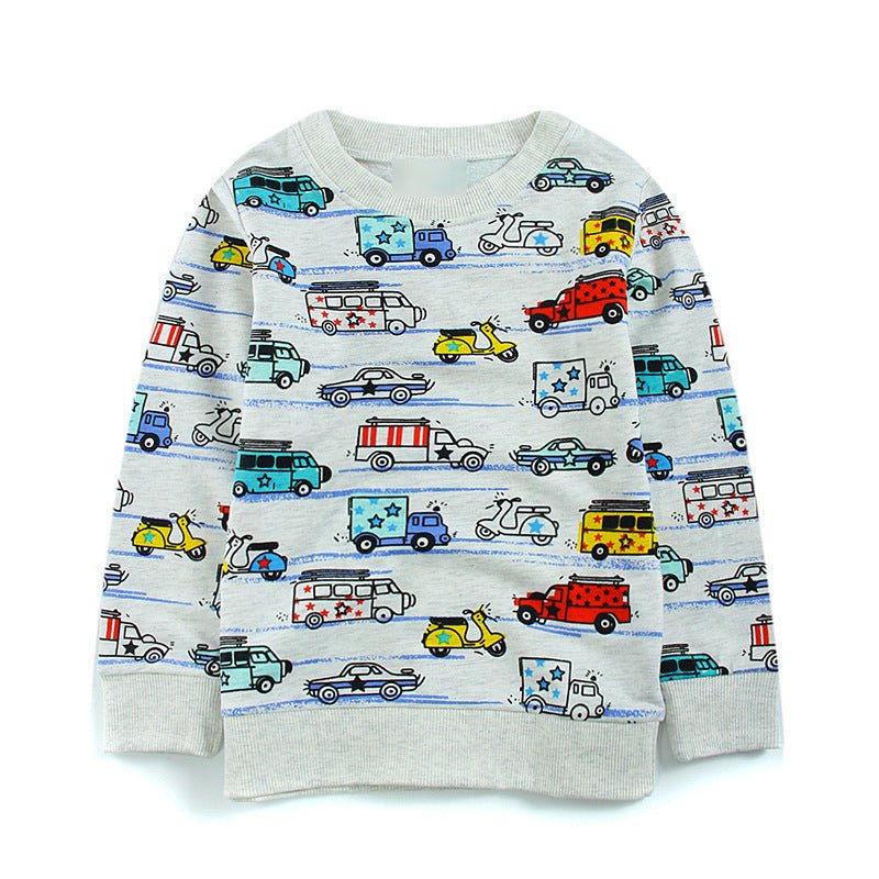 Boys Cotton Knit Sweater – Soft Long Sleeve Pullover - Little Pop