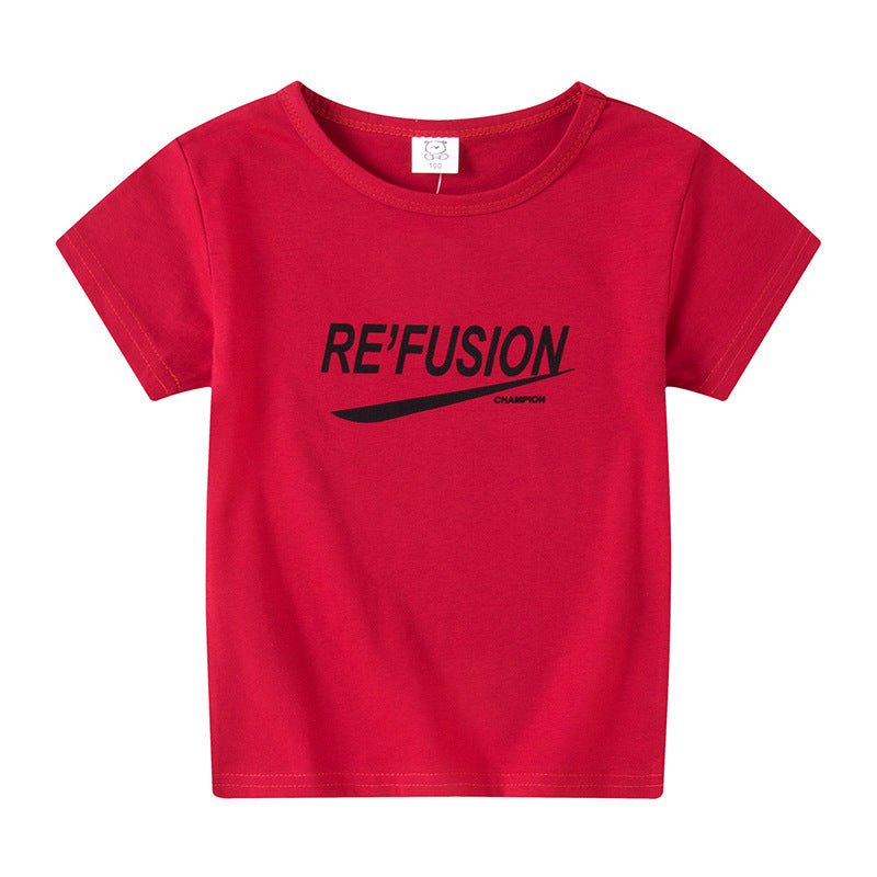 Kids’ Cartoon T-Shirt – Boys’ and Girls’ Short Sleeve Casual Top - Little Pop