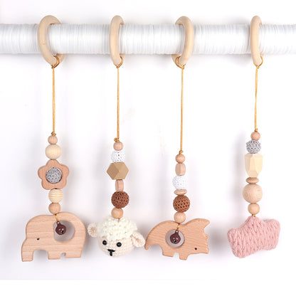 Natural Beech Baby Rattle
