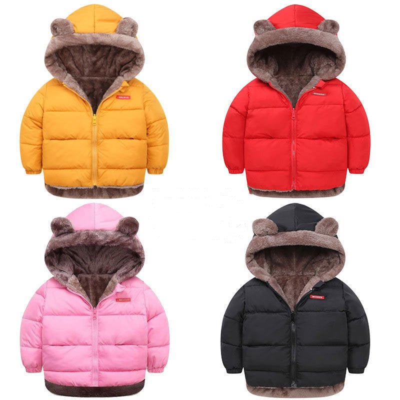Children’s Reversible Cotton - Padded Jacket – Warm Winter Coat - Little Pop
