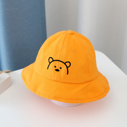 Cute & Protective Fisherman Hat for Kids – Face Cover Included