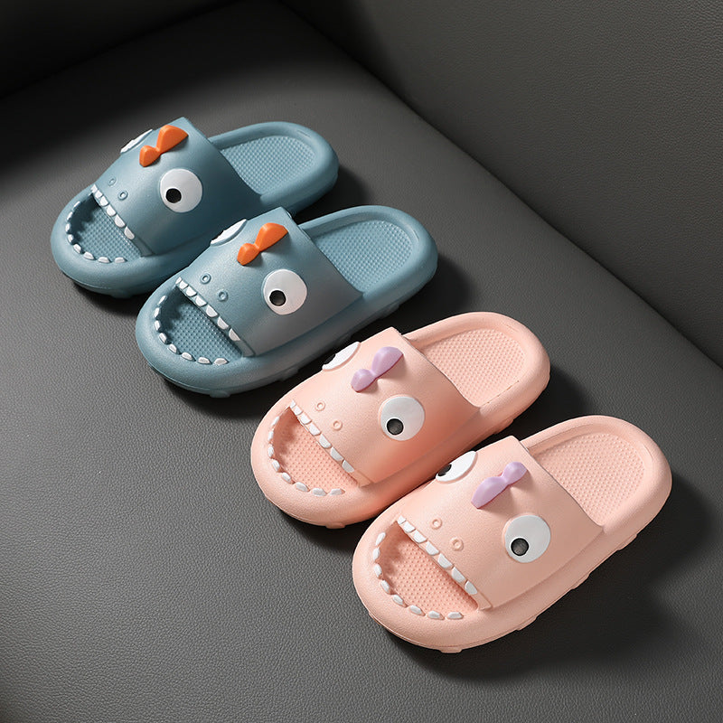 Toddler Shark Shower Slides