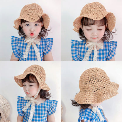 Elegant Lace Bucket Hat for Girls