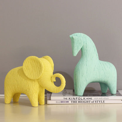 Resin Baby Elephant Figurine
