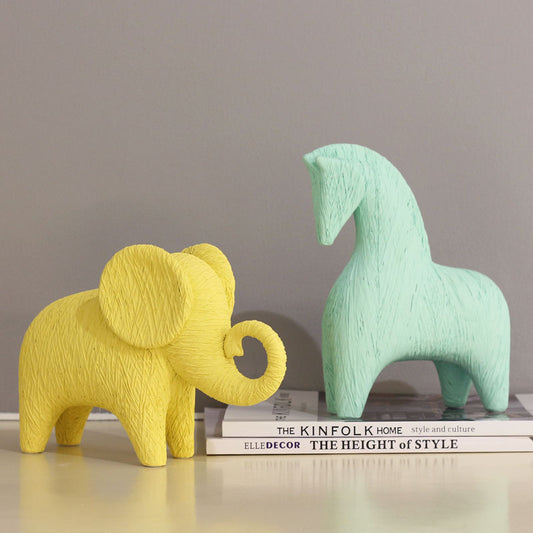 Resin Baby Elephant Figurine