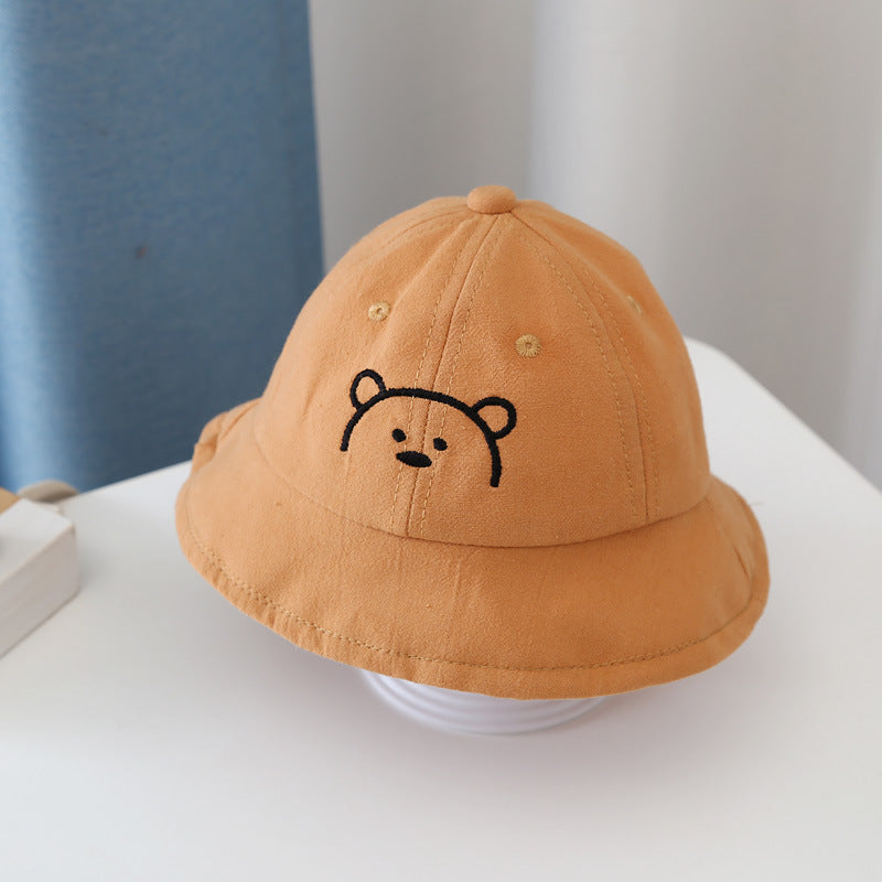 Cute & Protective Fisherman Hat for Kids – Face Cover Included