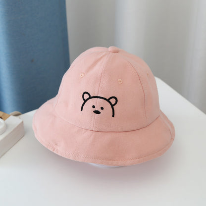 Cute & Protective Fisherman Hat for Kids – Face Cover Included
