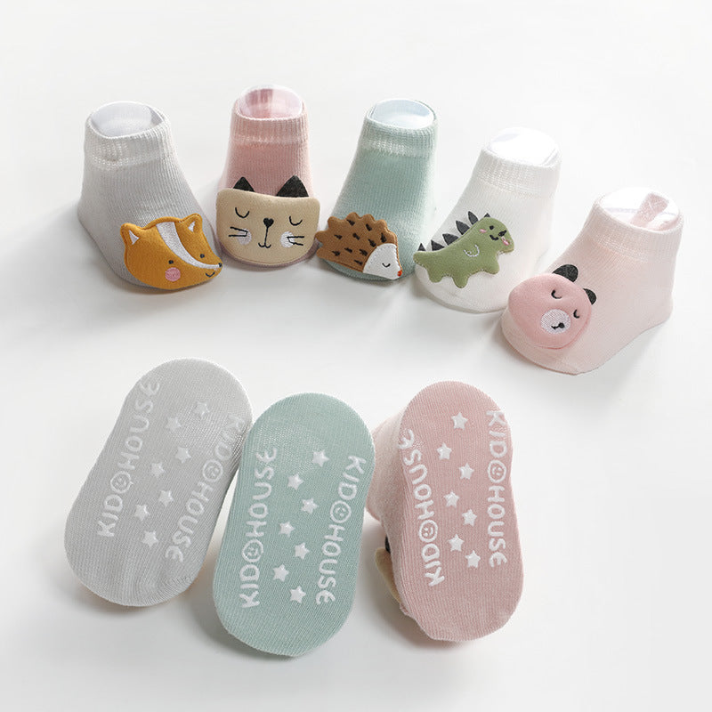 Kids’ Cartoon Animal Socks