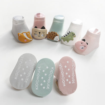 Kids’ Cartoon Animal Socks