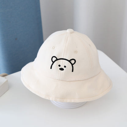 Cute & Protective Fisherman Hat for Kids – Face Cover Included