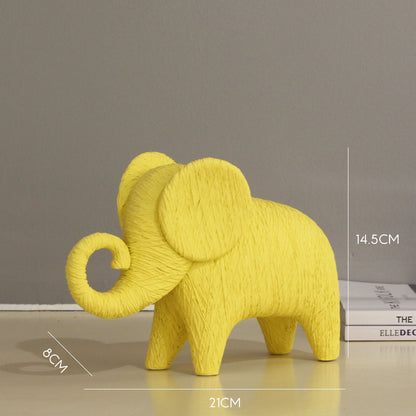 Resin Baby Elephant Figurine