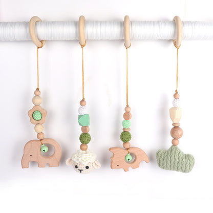 Natural Beech Baby Rattle