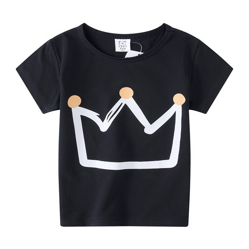 Kids’ Cartoon T-Shirt – Boys’ and Girls’ Short Sleeve Casual Top - Little Pop