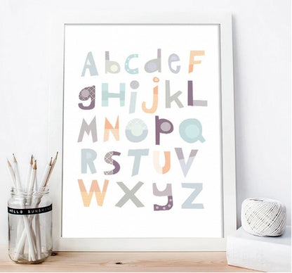 Alphabet Kids Wall Art