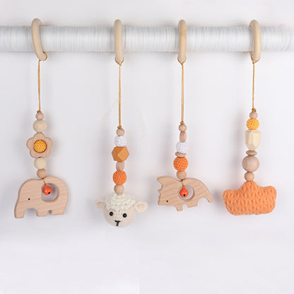 Natural Beech Baby Rattle