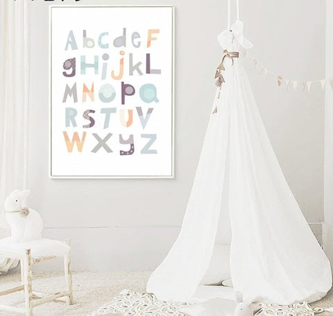 Alphabet Kids Wall Art