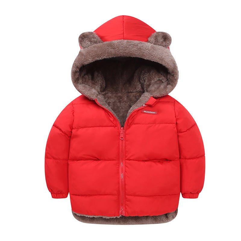 Children’s Reversible Cotton - Padded Jacket – Warm Winter Coat - Little Pop
