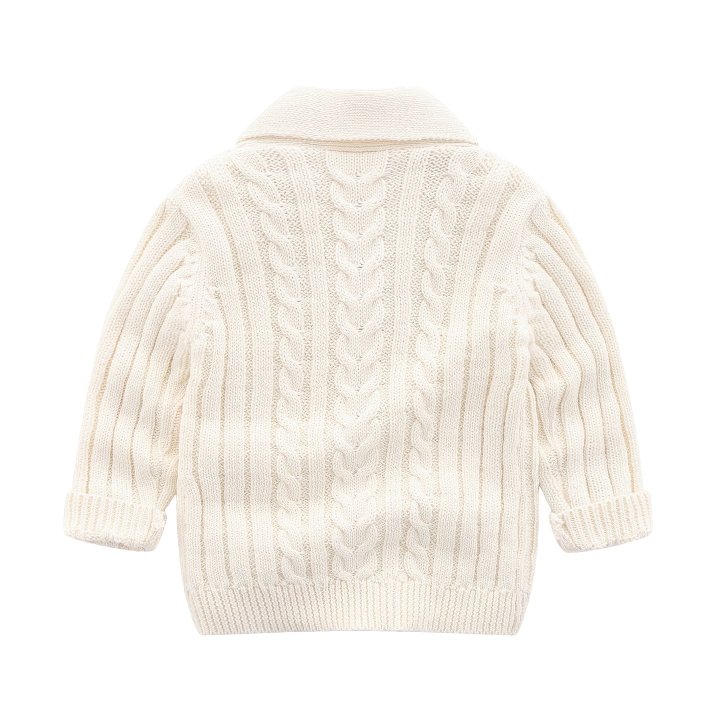 Baby Boy Cotton Knit Cardigan – Soft & Easy - to - Wear Style - Little Pop